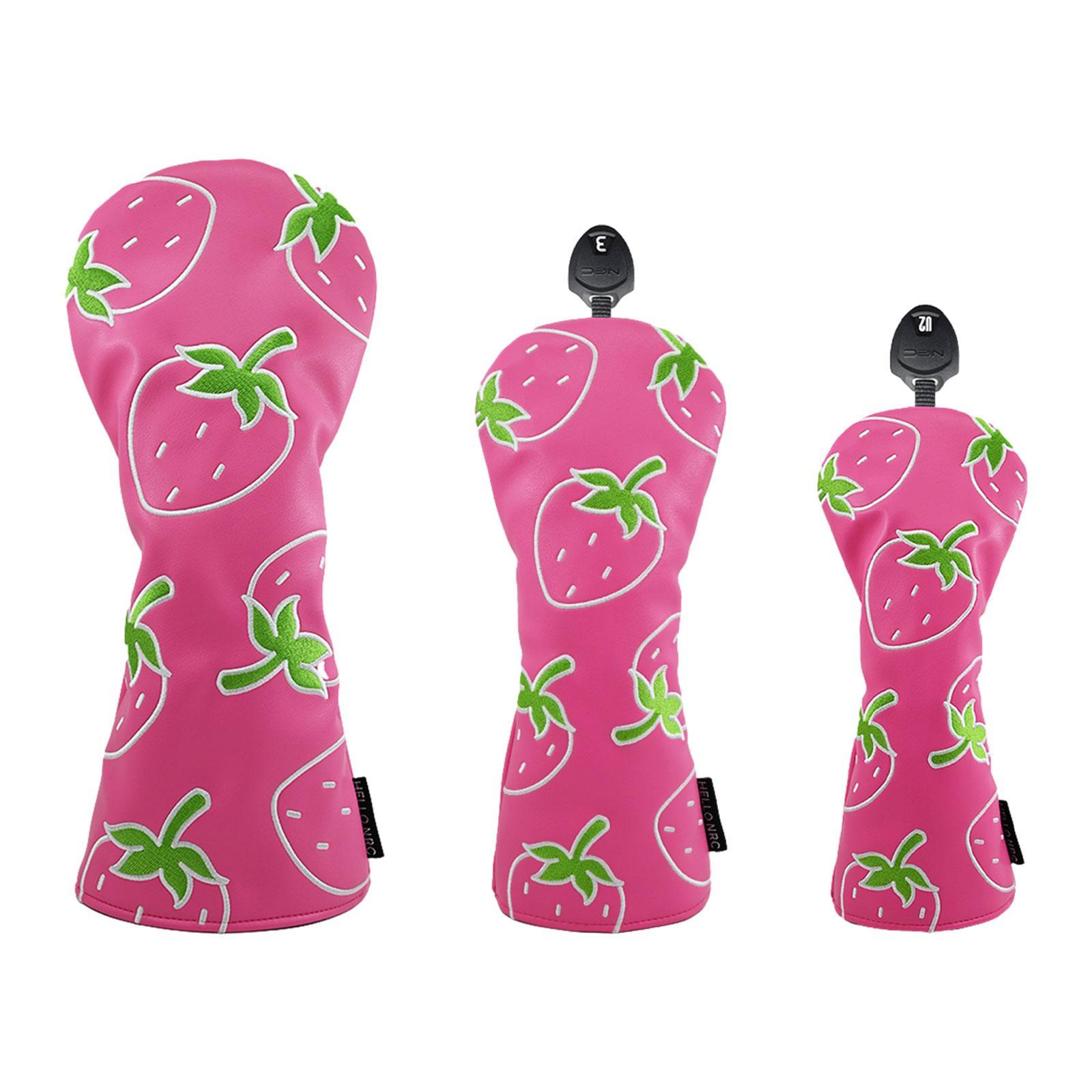 Golf Equipment Gifts - Деревянный головной убор с клубничным принтом,