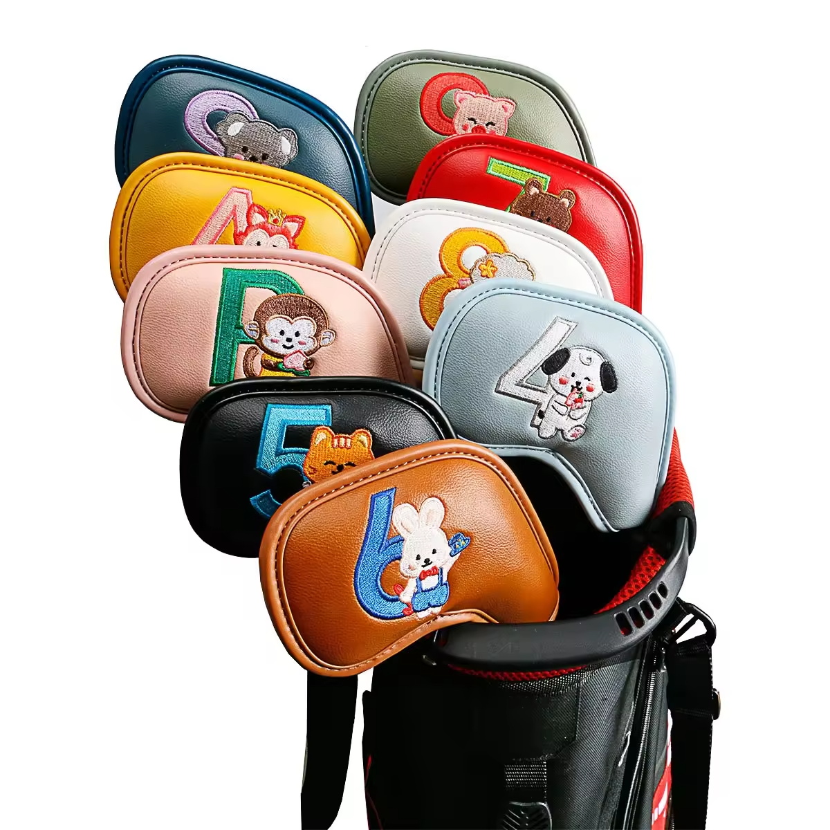 Golf Equipment Rack - Набор из 9 милых чехлов для